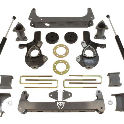 MaxTrac 07-13 GM K1500 4WD 7in/7in MaxPro Spindle Lift Kit