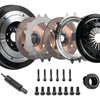 DKM Clutch 01-06 Mini Cooper/S R53 184mm Ceramic Twin Disc MR Clutch w/Flywheel (750 ft/lbs Torque)