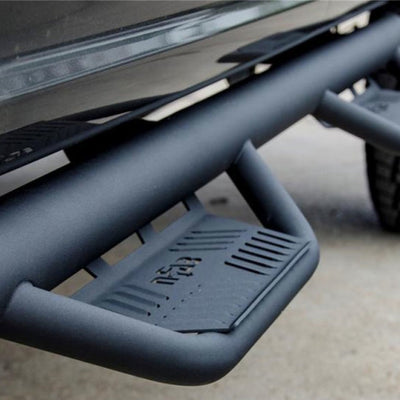 N-Fab Podium LG 99-16 Ford F-250/F-350 Superduty Super Cab - Tex Black - Cab Length - 3in