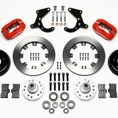 Wilwood Forged Dynalite Front Kit 12.19in Red 55-57 Chevy