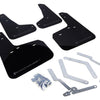 Rally Armor 12-19 Ford Focus ST / 16-19 RS Black Mud Flap w/Grey Logo