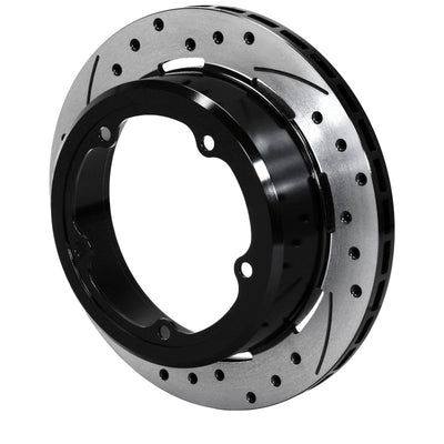 Wilwood Rotor-1.91in Offset-SRP-BLK-Drill-RH 11.00 x .810 - 5 x 5.75in Floater