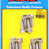 ARP SBC/GENIII LS 1/4 Flange SS Hex Header Bolt Kit