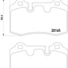 Hella 05-14 Aston Martin DB9 Rear Brake Pad Set