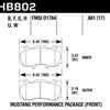 Hawk 15-17 Ford Mustang Performance Pkg (NON GT) HPS Front Brake Pads