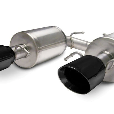 Corsa 2005-2007 Cadillac STS 4.6L 2.5in Axle-Back Dual Rear w Single 4in Black Pro-Series Tips