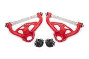 BMR 78-87 GM G-Body Non-Adjustable Upper A-Arms Delrin Std Ball Joint - Red