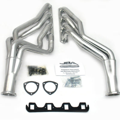 JBA 65-73 Ford Mustang 260-302 SBF 5 Speed T5/T56 1-3/4in Primary Silver Ctd Long Tube Header