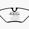 EBC 99-02 BMW Z3 2.5 Yellowstuff Rear Brake Pads