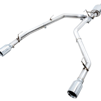 AWE Tuning 09-18 RAM 1500 5.7L (w/o Cutout) 0FG Dual Rear Exit Cat-Back Exhaust - Chrome Silver Tips