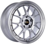 BBS LM-R 19x8.5 5x130 ET55 CB71.6 Diamond Silver Center Diamond Cut Lip Wheel