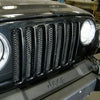 Rampage 1997-2006 Jeep Wrangler(TJ) Grille 3D Single Piece - Black