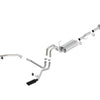 Borla 11-14 Ford F-150 5.0L Stainless Steel S-Type Catback Exhaust - 4in Tips Single Split Rear Exit