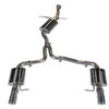 AWE Tuning Audi B8 A4 Touring Edition Exhaust - Dual Outlet Polished Silver Tips