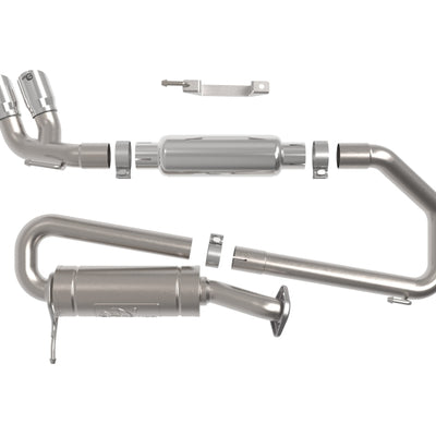 aFe 18-21 Suzuki Jimny Takeda 2-1/4in. 304 SS Cat-Back Exhaust w/ Polished Tip