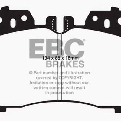 EBC 07+ Lexus LS460 4.6 Greenstuff Front Brake Pads