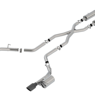 Borla 18-20 Dodge Durango SRT 6.2L V8 2.75in S-Type SS Catback Exhaust w/ BLK Chrome Tips