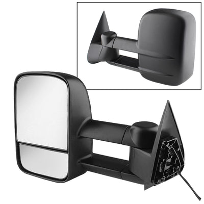 xTune Chevy Silverado 03-06 Manual Extendable Power Heated Adjust Mirror Left MIR-CSIL03-PW-L