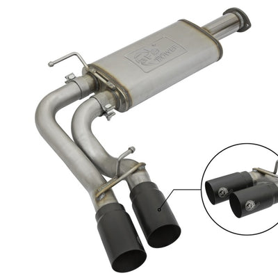 aFe Rebel Exhausts Cat-Back SS 16 Toyota Tacoma V6-3.5L w/ Black Tips