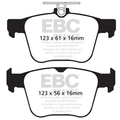 EBC 14-20 Audi S3 2.0 Turbo Yellowstuff Rear Brake Pads