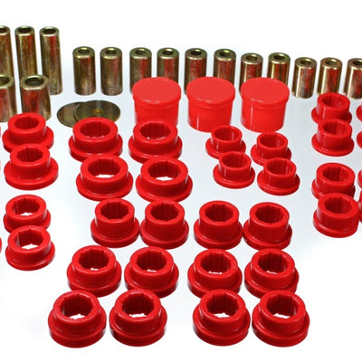 Energy Suspension 02-09 350Z / 03-07 Infiniti G35 Coupe Red Rear Control Arm Bushing Set