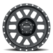 Method MR306 Mesh 17x8.5 0mm Offset 5x4.5 83mm CB Matte Black Wheel