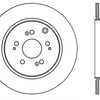 StopTech 07-14 Acura MDX / 07-14 Honda Pilot Drilled Sport Rear Left Rotor