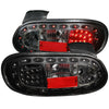 ANZO 1998-2005 Mazda Miata LED Taillights Black