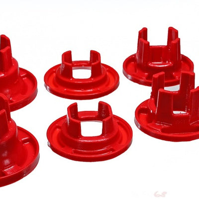 Energy Suspension 10 Chevy Camaro Red Rear Sub-Frame Mount Insert Bushing Set