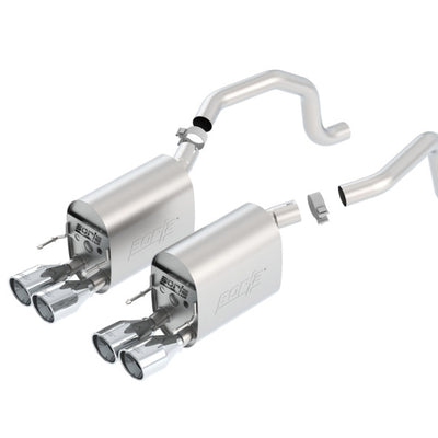Borla 09-12 Corvette Coupe/Conv 6.2L 8cyl 6spd RWD inS-Type IIin Exhaust (rear section only)