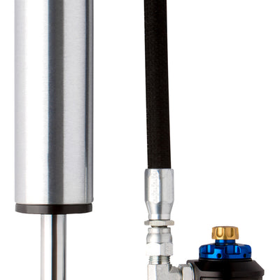 Fox 07+ Jeep JK 2.5 Factory Series 11.5in. Remote Res. Front Shock Set w/DSC Adj. / 4.5-6in. Lift