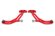 BMR 10-14 Ford Mustang Adj. Lower A-Arms Delrin/Rod End w/ 19mm STD. Ball Joint - Red