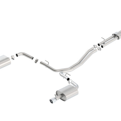 Borla 12-15 Ford Explorer 3.5L EcoBoost Dual Split Rear Ext SS S-Type CB Exht