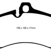 EBC 10-12 Porsche 911 (997) (Cast Iron Rotor only) 3.8 GT3 Yellowstuff Front Brake Pads