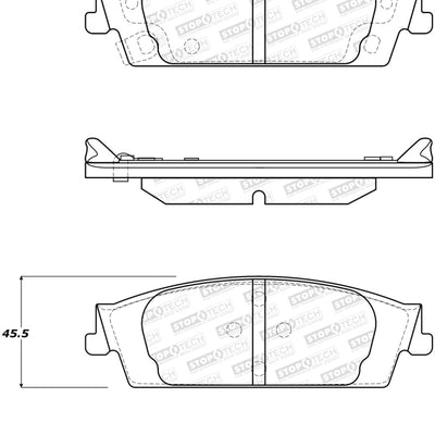 StopTech Street Brake Pads - Front/Rear