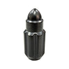 NRG 500 Series M12 X 1.5 Bullet Shape Steel Lug Nut Set - 21 Pc w/Lock Key - Black