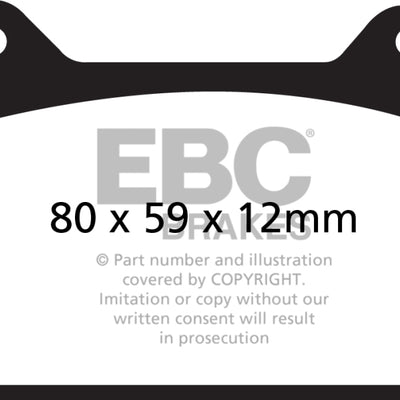 EBC Brakes Yellowstuff Performance Brake Pads