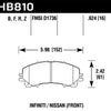 Hawk 14-17 Infiniti Q50 Performance Ceramic Street Front Brake Pads