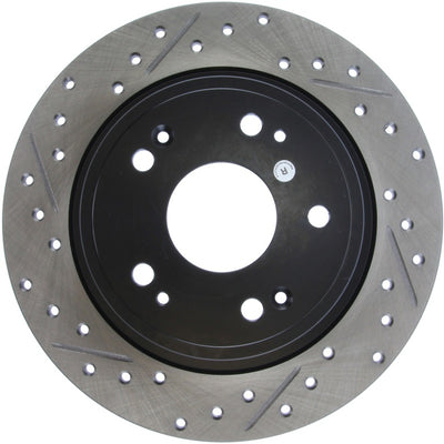 StopTech 09-10 Acura TSX / 08-10 Honda Accord Coupe/05-10 Sedan Right Rear Slotted & Drilled Rotor