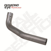 Diamond Eye Tail Pipe 4in 2ND SEC TURBO/CB SGL AL FORD 6.0L F250/350 03-07 CORS SS PART 161003