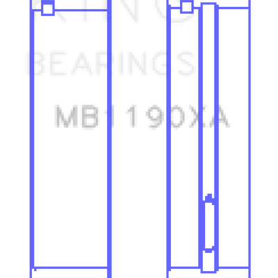 King Engine Bearings 2003-2005 Dodge Sprinter Van Standard Main Bearing Set