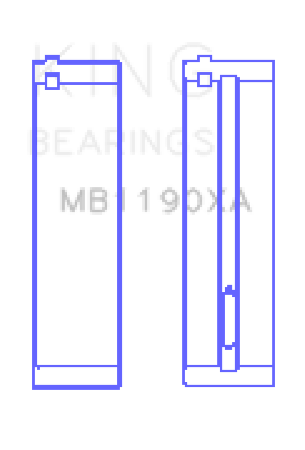 King Engine Bearings 2003-2005 Dodge Sprinter Van Standard Main Bearing Set