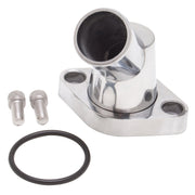 Edelbrock Waterneck SBC/BBC 45-Degree Two-Piece Cast Swivel Polished