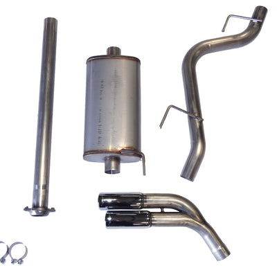 JBA 15-20 Ford F-150 2.7L/3.5L/5.0L 409SS Pass Side Dual Exit Cat-Back Exhaust