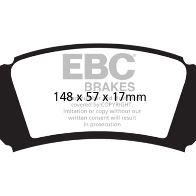 EBC 04 Pontiac Grand Prix 3.8 Ultimax2 Front Brake Pads