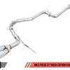 AWE Tuning Ford Focus ST Track Edition Cat-back Exhaust - Diamond BlackTips