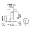 Hella Bulb H3 12V 55W Pk22S T325 Heavy Duty