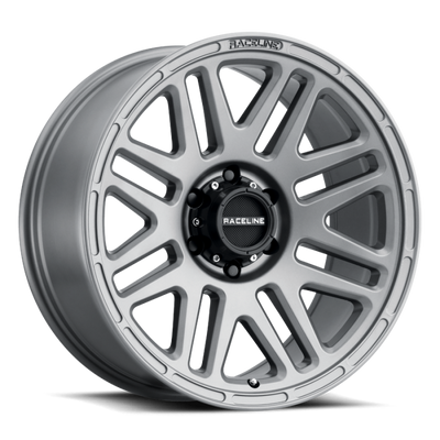 Raceline 944GS Outlander 18x9in / 8x180 BP / 12mm Offset / 124.2mm Bore - Greystone Wheel