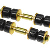 Prothane Universal End Link Set - 3in Mounting Length - Black