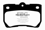 EBC 06-07 Lexus GS300 3.0 Greenstuff Rear Brake Pads